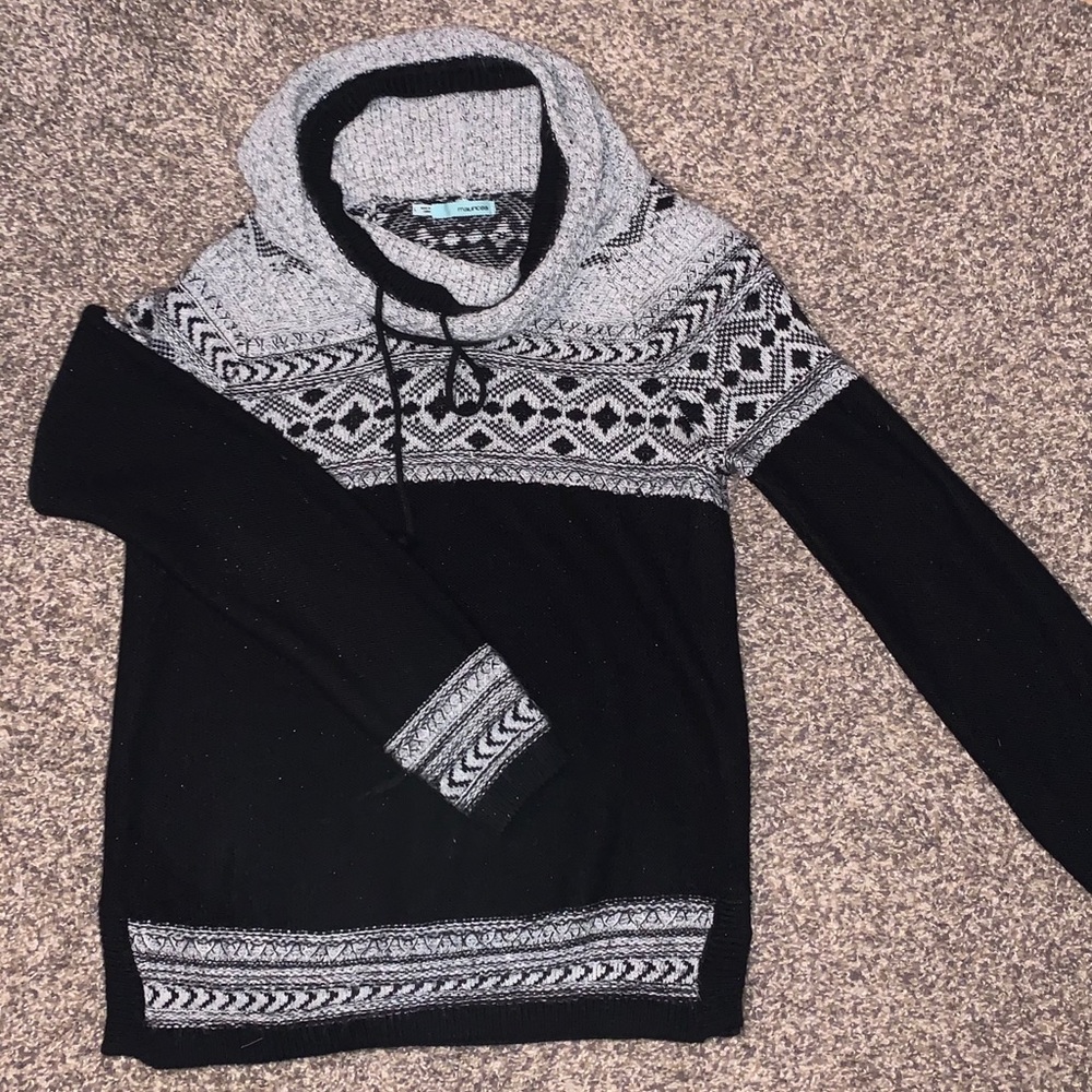 Maurices cowl neck sweater